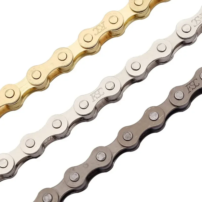 AliExpress F410 1-Speed Bicycle Chain (1/2 x 1/8-Inch, 104L) Single Speed Chain for MTB Road Bike