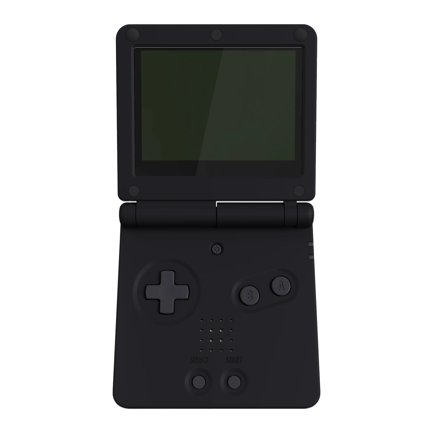 eXtremeRate IPS Ready Upgraded Soft Touch Replacement Housing Shell for Gameboy Advance SP for Both IPS & Standard LCD - Black