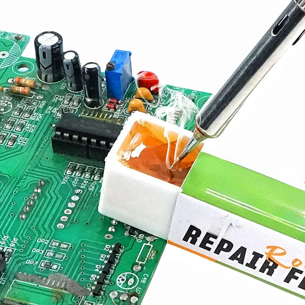 2 szt. Cyna lutownicza o wysokiej czystości pasta kalafoniowa spawanie telefonu/narzędzie elektroniczne naprawa Fluxe neutralny blok kalafoniowy do PCB BGA — zdjęcie 2