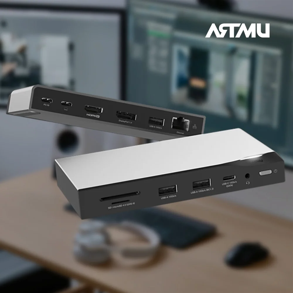 ARTMU USB Type-C 12in1 Multi Hub Docking Station Gen2 MH610