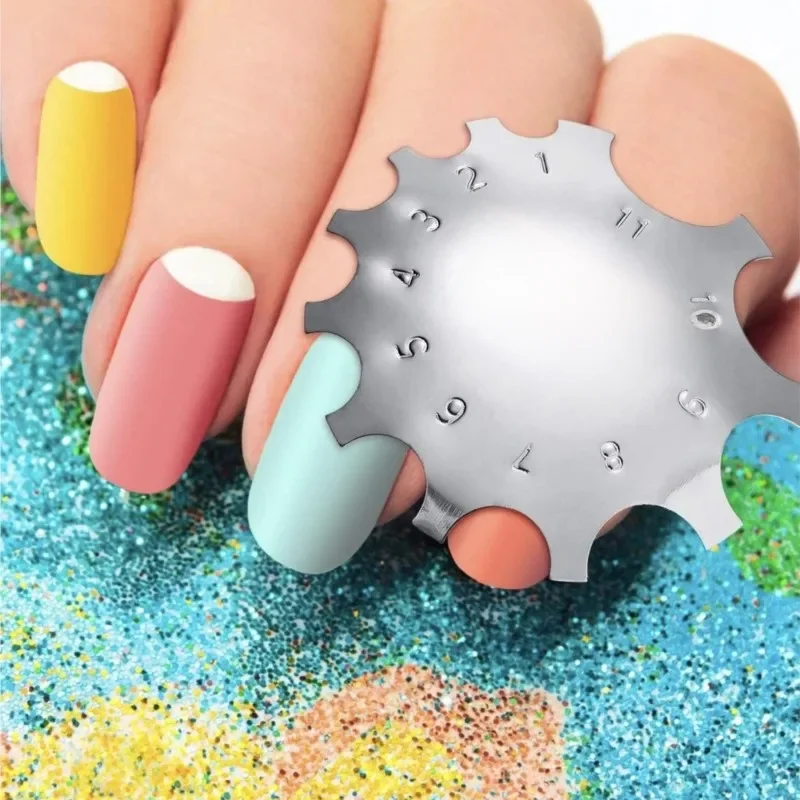 Coupe-bord de manucure en forme de V, coupe française facile, courbe C/forme ovale, outils de ligne en acier, coupe-ongles en acrylique AM01, 1 pièces