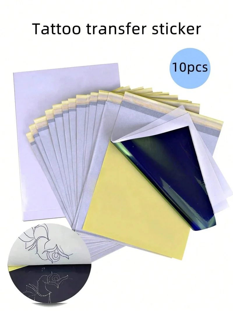 

10/20/50 шт., папка для переноса татуировок, высокое качество, копировальная бумага формата А4, термобумага для машины для переноса татуировки, аксессуары для татуировки