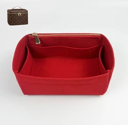 For NICE Nano Mini BB Felt Cloth Insert Bag Organizer Makeup Handbag Organizer Travel Inner Purse Portable Cosmetic Bags