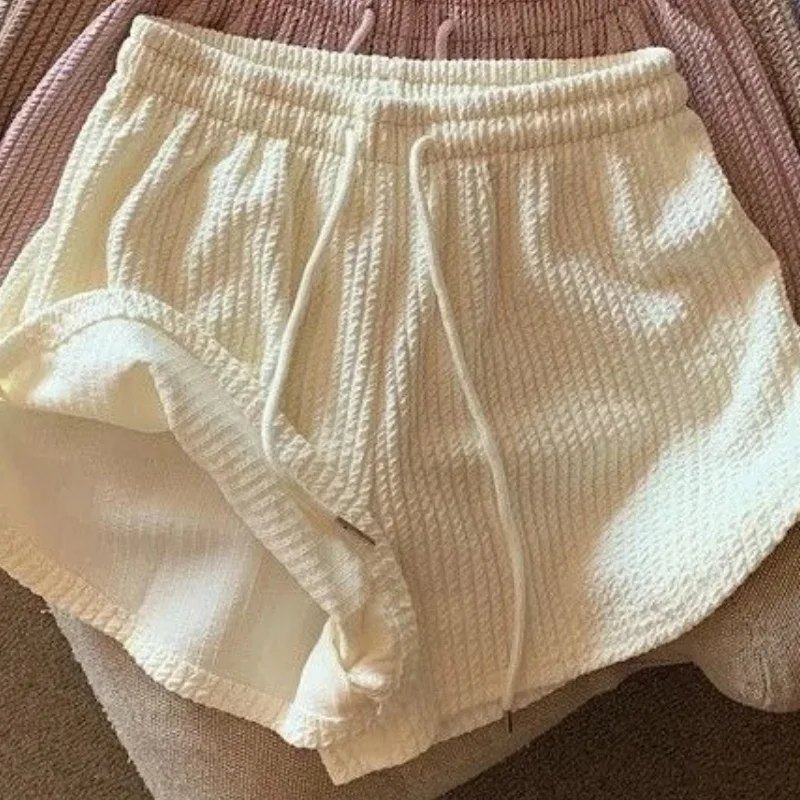 Women Gym Fitness Running Shorts Women's Summer Thin Style Loose Casual Large Size Wide Leg High Waist A-word Sports Hot Pants