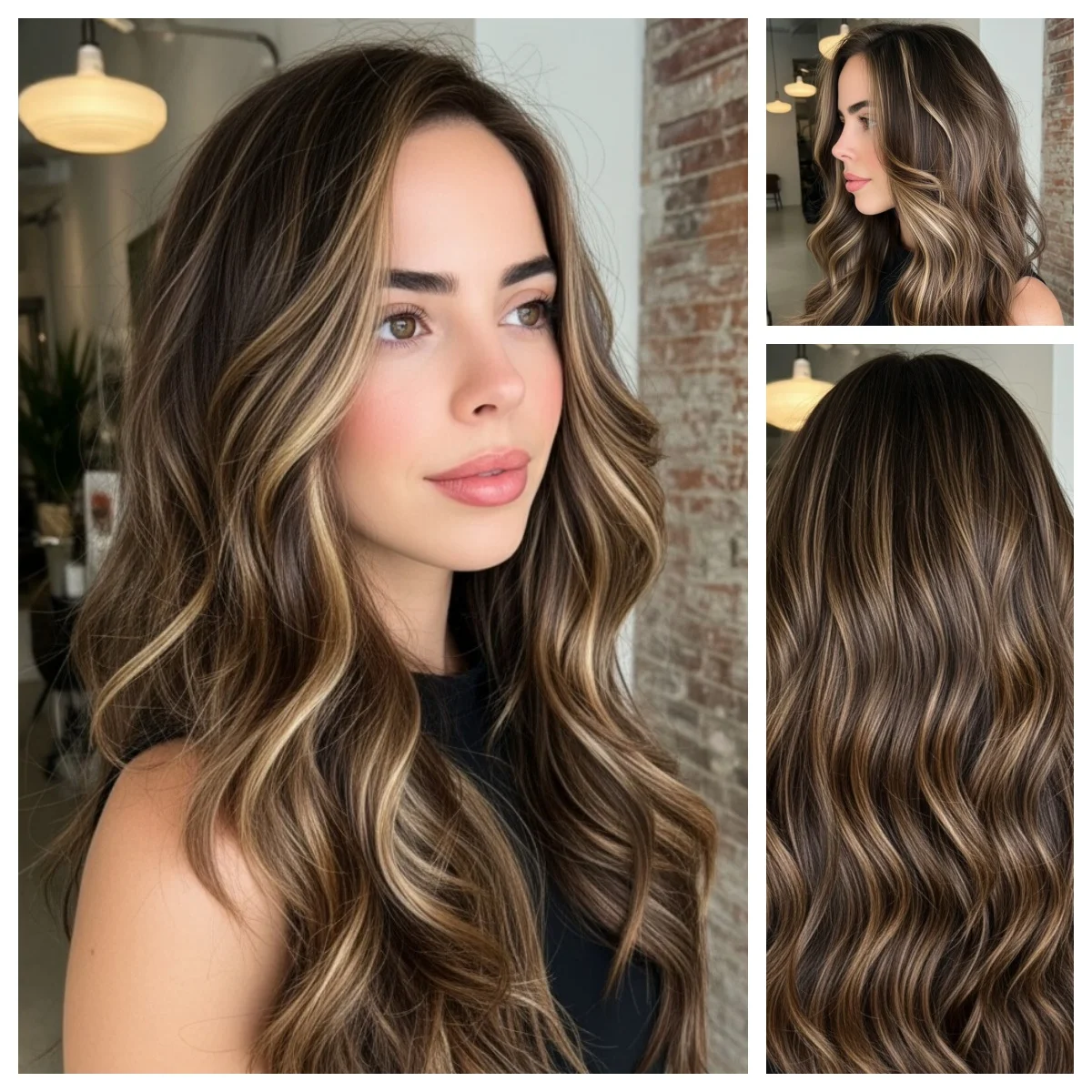 

Парик Lothoey Ombre, шоколадно-коричневый, женский, длинный, с волнистыми прядями, с хайлайтами, 13x4, с шелковым верхом, из натуральных человеческих волос