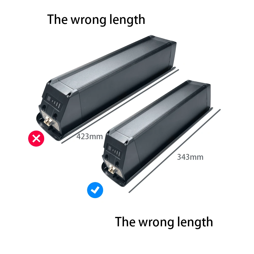 Armony Ebike Replacement Battery Pack 36V 13Ah 15Ah 17Ah 21Ah 24Ah Tierano Battlefield Electric Bike Tube Insert Batteries