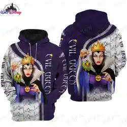 The villain Maleficent Disney men women 3D Print High quality Fleece Zipper/ Hoodies parent-child Pullover Tops