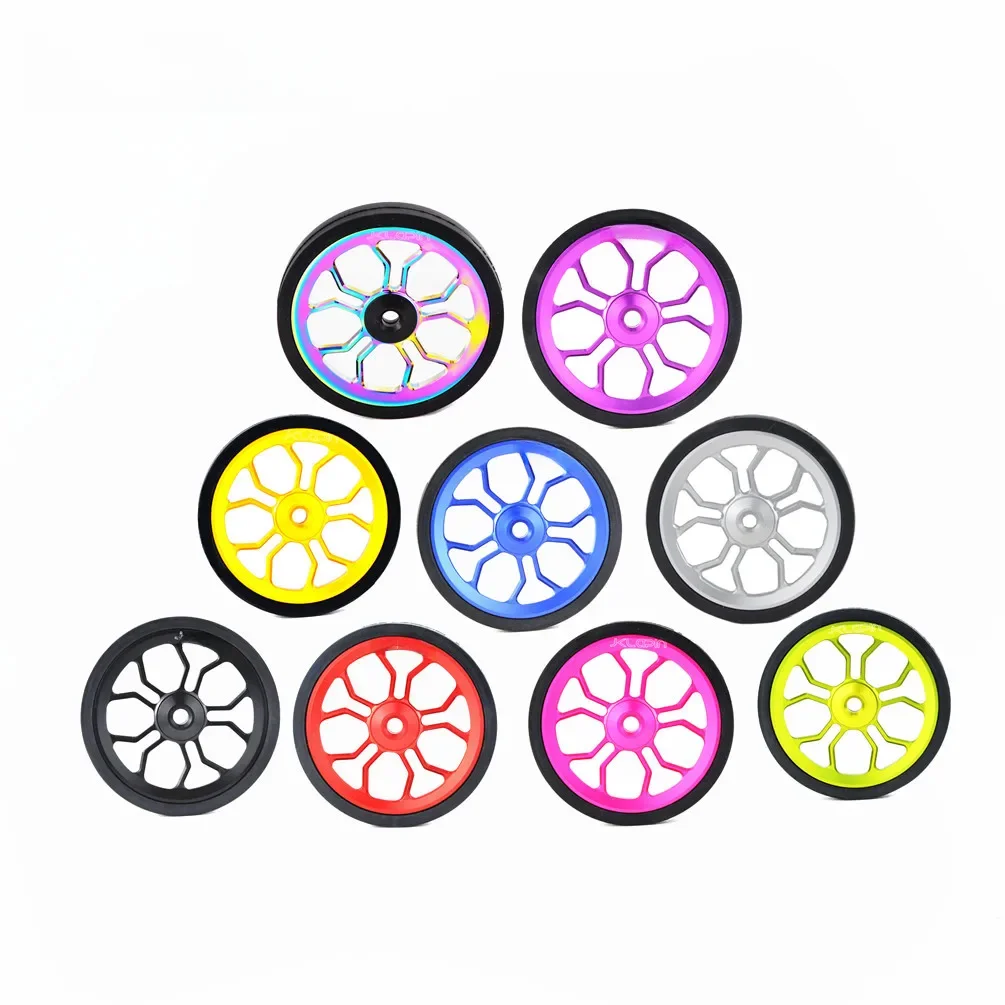 AliExpress Litepro JKlapin 3D Hollow 82mm Spider Easy Wheel Enlarged  Folding Bike Bearing Push Wheel For Brompton Bicycle