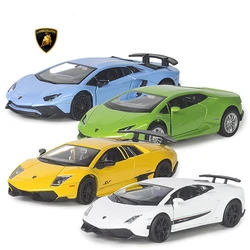 1:36 Lamborghini LP750 LP670 LP570 Huracan, литая под давлением модель автомобиля из сплава, игрушка с горячим колесом, подарок для мальчика, авто, масштаб премиум-класса, быстрый лютий