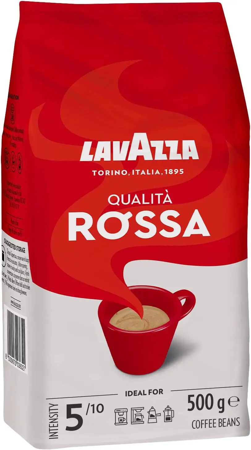 Lavazza Espresso kaffee bohnen Qualità Rossa, 500 g paket
