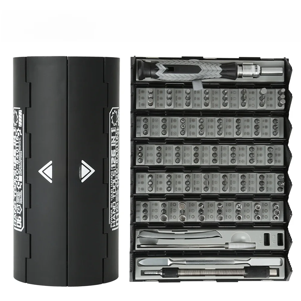 Precision Screwdriver Set, Kits de ferramentas manuais, Bits magnéticos, portátil, meu, pequeno,