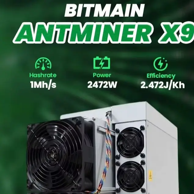 

New Bitmain Antminer X9 1M 2472W Monero XMR Asics Miner Mining Machine RandomX Algorithm Pre Order Batch Crypto Mining Rig