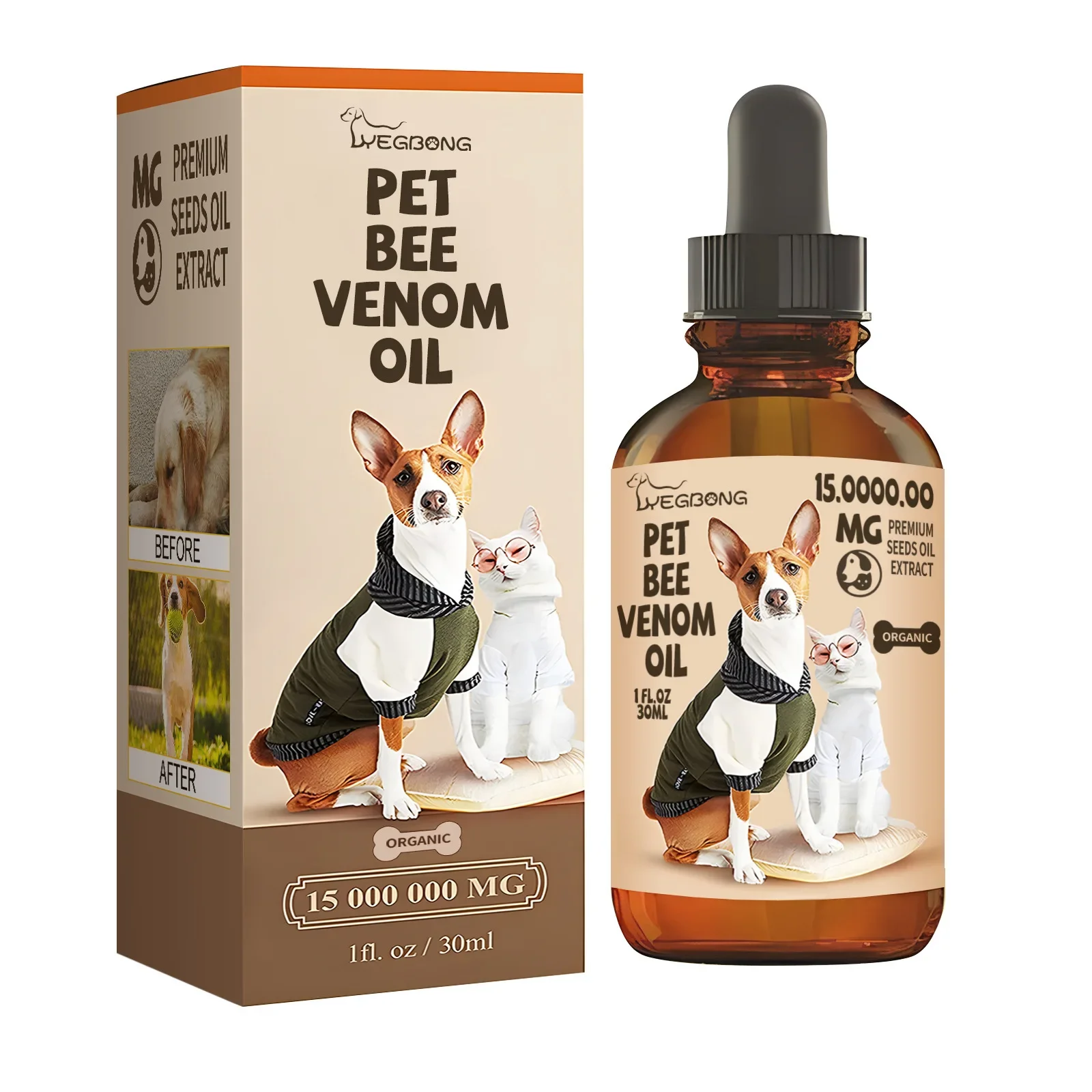 Pet Joint Supplement Relieve Joint Pain Bone Strengthen Conditioning Protect Lubricating Joints Improve Flexibility Dog Bone Oil