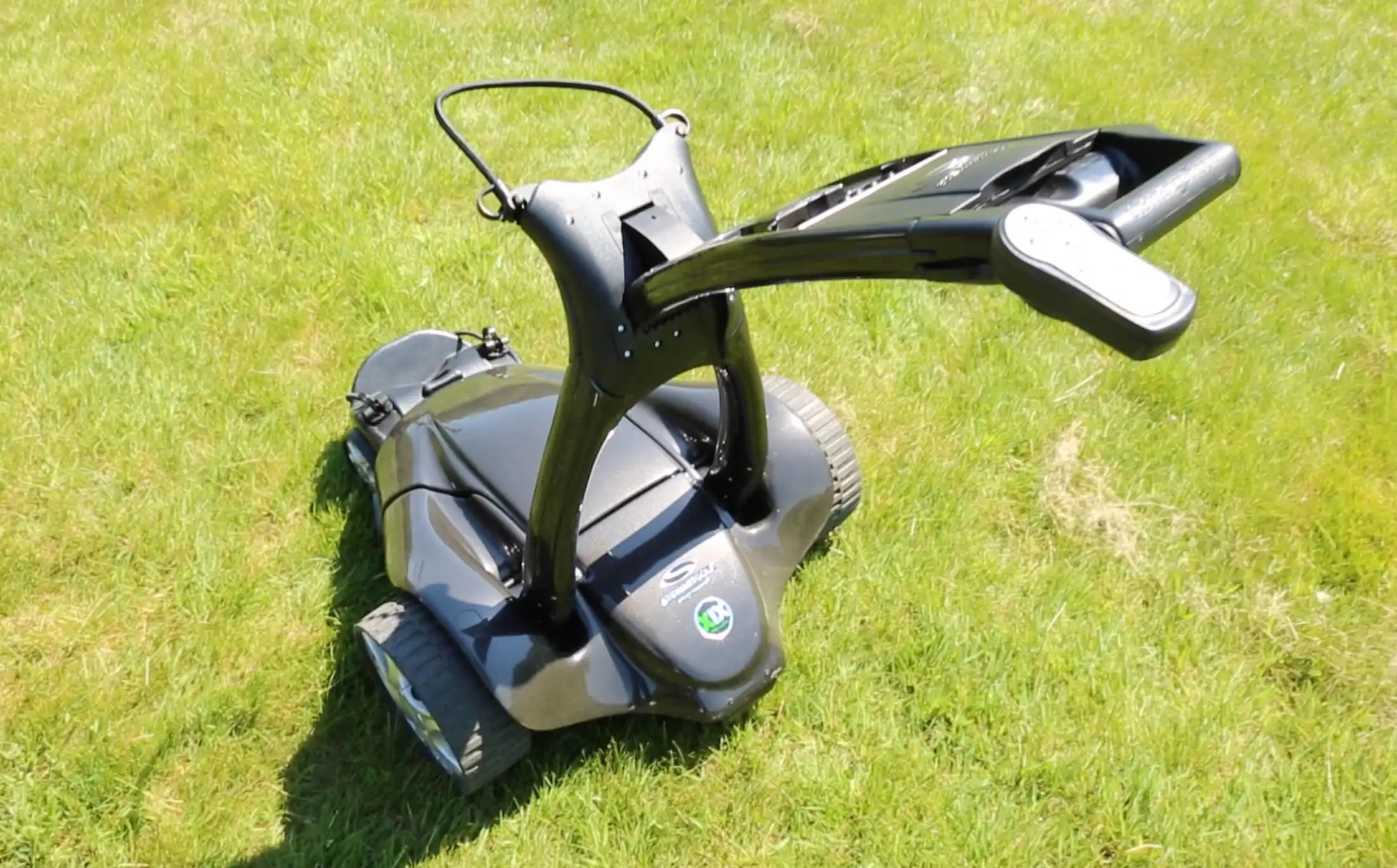 Ventes à prix réduits sur le chariot électrique Stewart Golf X9 Follow avec télécommande et batterie supplémentaire, accessoires complets