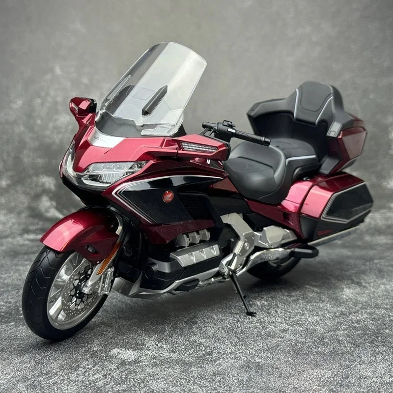 Modèle de moto Honda Gold Wing GL800 en alliage moulé sous pression, moto de tourisme de loisirs en métal, son et lumière, cadeau jouet pour enfants, 1:11, 2021