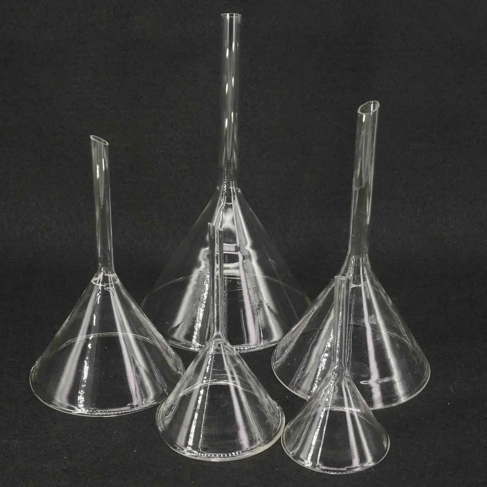 Lejek laboratoryjny 80/90/100/120mm lejek ze szkła borokrzemianowego — zdjęcie 2