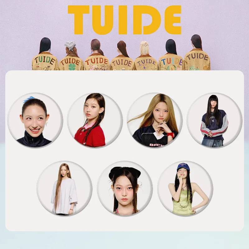 Модная брошь Idol Girl Group TUIDE для украшения рюкзаков, курток, шляп. Подарок для фанатов Сёхи, Сеён, Елены, Цзя, Саки, Си И, Хани.