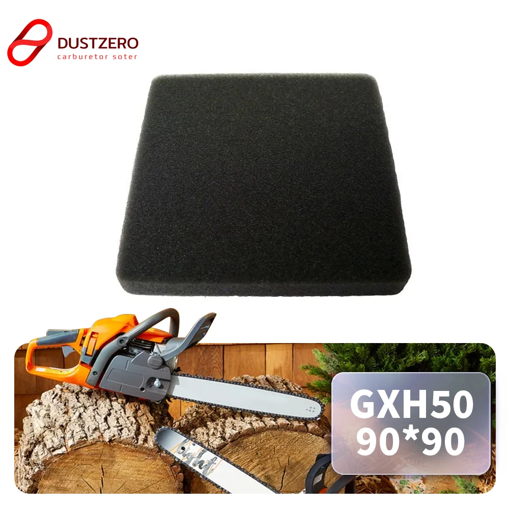 6PCS Foam Air Filter 90x90mm Replacement for Honda GXH50 Engine Generator Lawn Mower Part Replaces 17211-ZM7-000