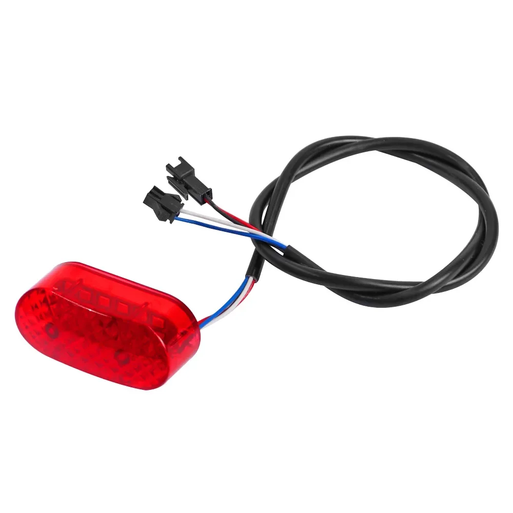AliExpress Fender Mudguard Taillight for 8 Inch Electric Scooter Rear Tail Light Lamp LED Tail Stoplight Brake Safety Light For E-Bike
