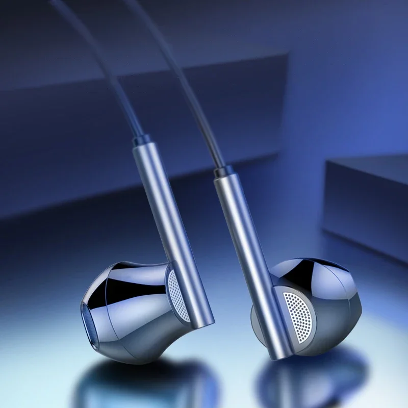 EARDECO 8 rdzeni słuchawki przewodowe słuchawki Bass słuchawki douszne z mikrofonem słuchawki douszne zestaw słuchawkowy do telefonu komórkowego dynamiczne Stereo — zdjęcie produktu 7