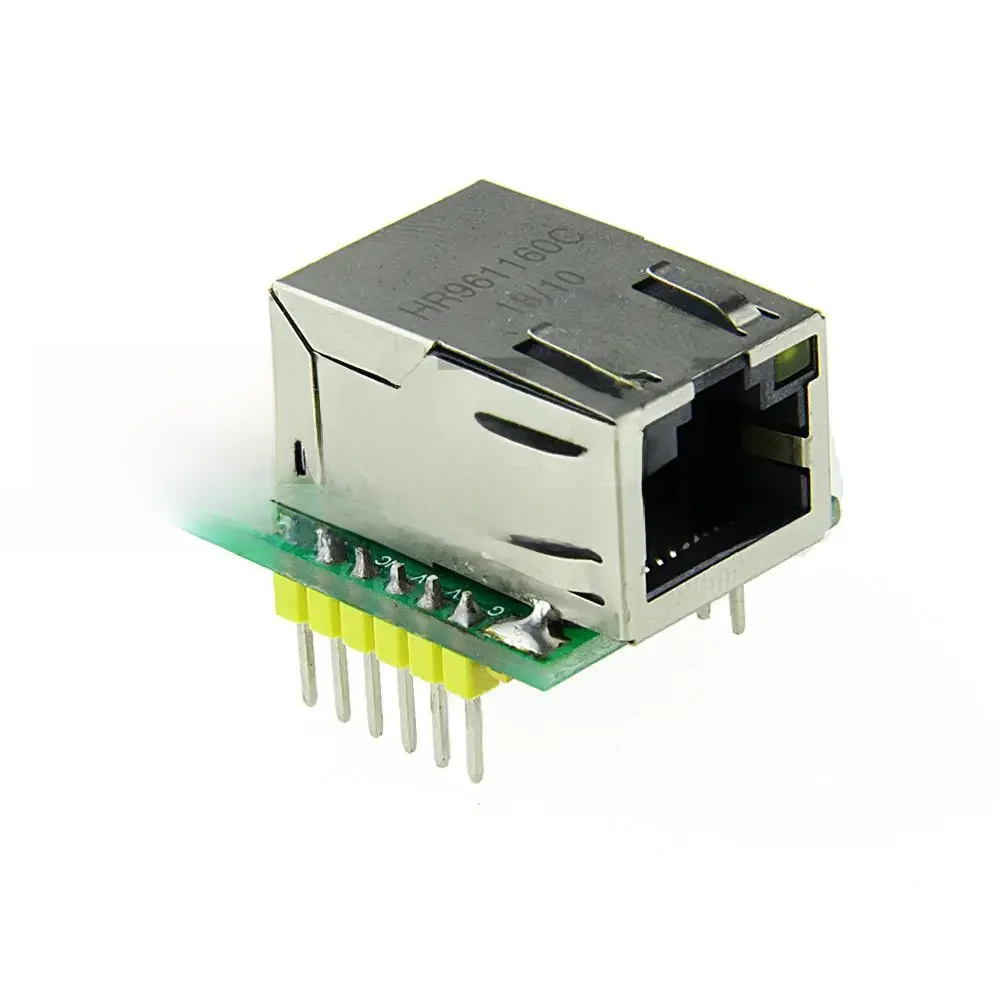 USR-ES1 W5500 Moduł sieci Ethernet sprzętowy SPI do LAN/Ethernet TCP/IP 51/program mikrokontrolera STM32 przez W5100 — zdjęcie 2