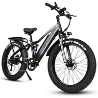 Cacewheel TP26 Electric Bike 48v17ah Lithium Battery Adult Electric Bike Riding 26*4 Inches Thick Tire Mountain