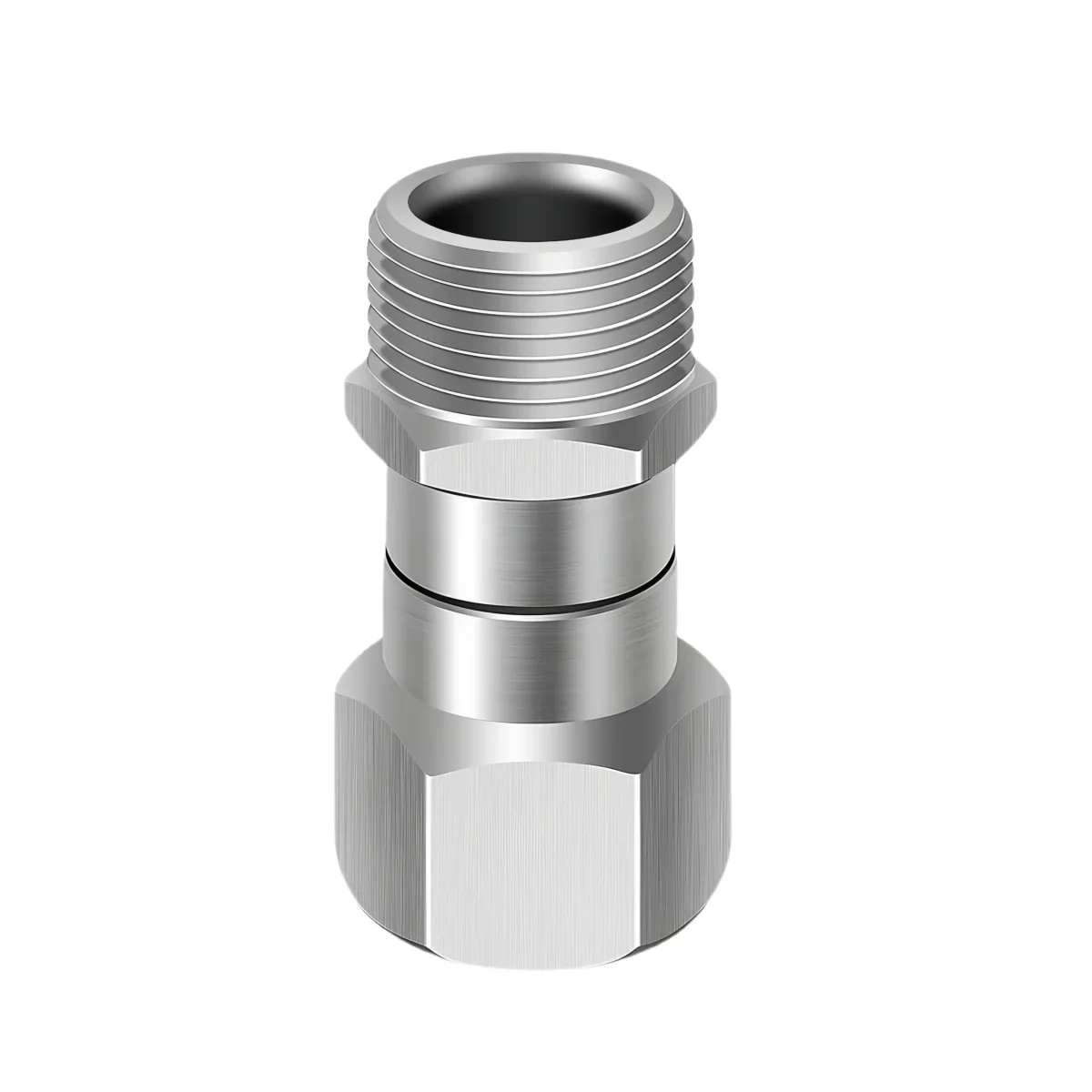 M22-14mm/15mm Hogedrukreiniger Anti Twist Connector Joint 360 Graden Kink Gratis Draaibare Adapter 5000 PSI - afbeelding 2