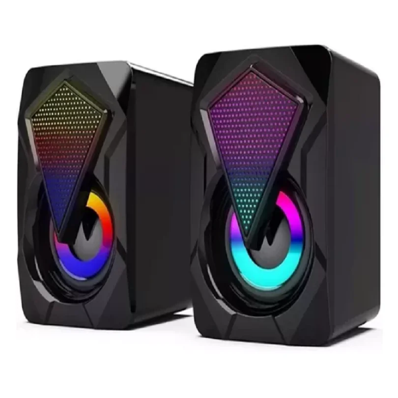 Caixinha-ordenador portátil con Subwoofer, dispositivo RGB Para Tv, Usb P2