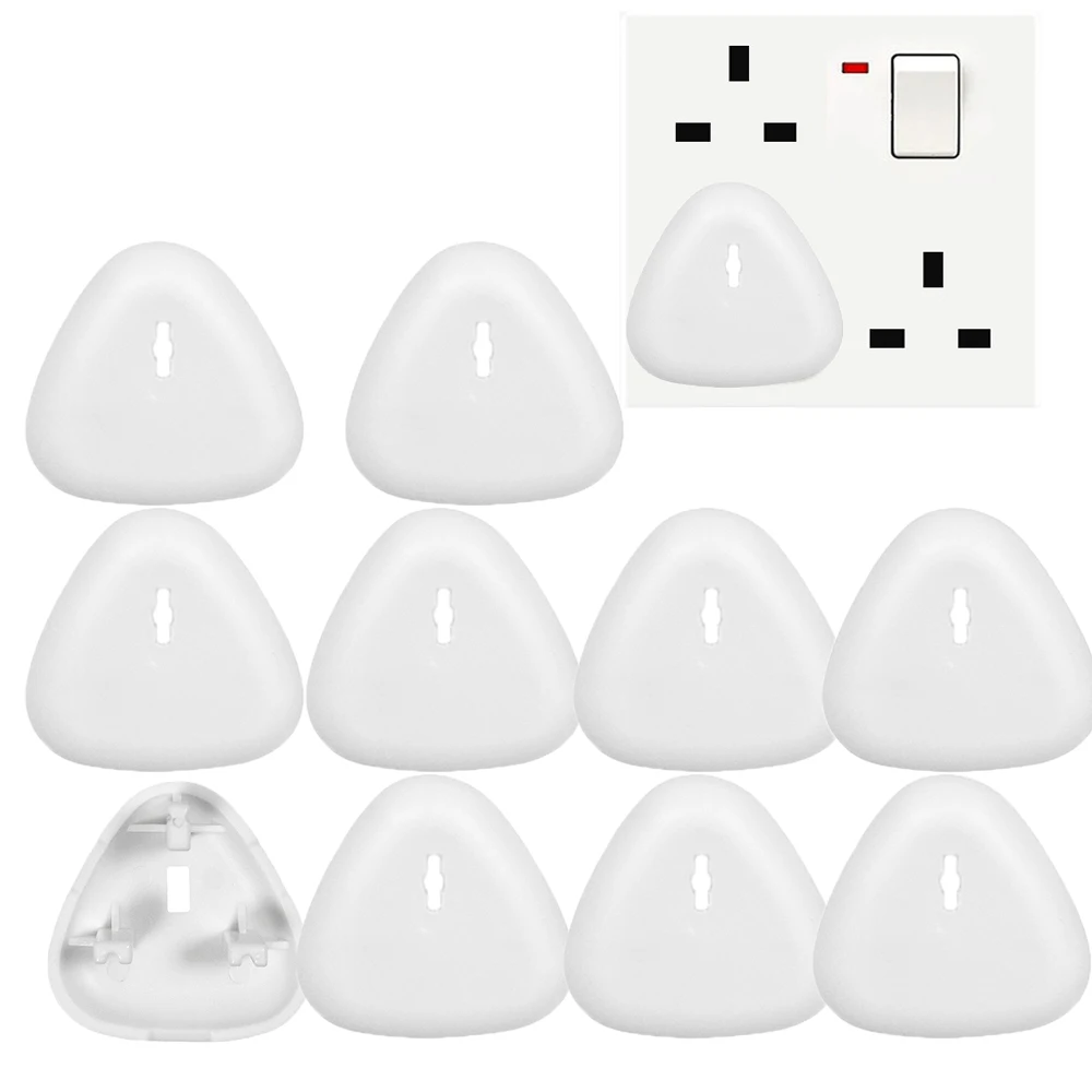 UK Plug Socket Covers- Baby Proof Electrical Outlet Safety Protector, Dustproof, Anti-Grease, Pet/child Safe, Home Essentials