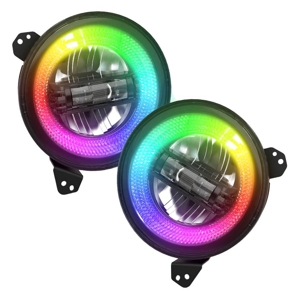 

SXMA JL1169 Фара RGB в сборе Plug and Play Замена фар проектора для Jeep JL для Wrangler 2018+