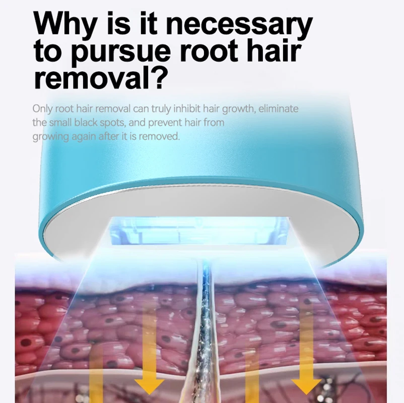 Laser Hair Removal Painless IPL Laser Hair Removal Device At Home Hair Remover Machine for Women Men Electrolysis Permanent