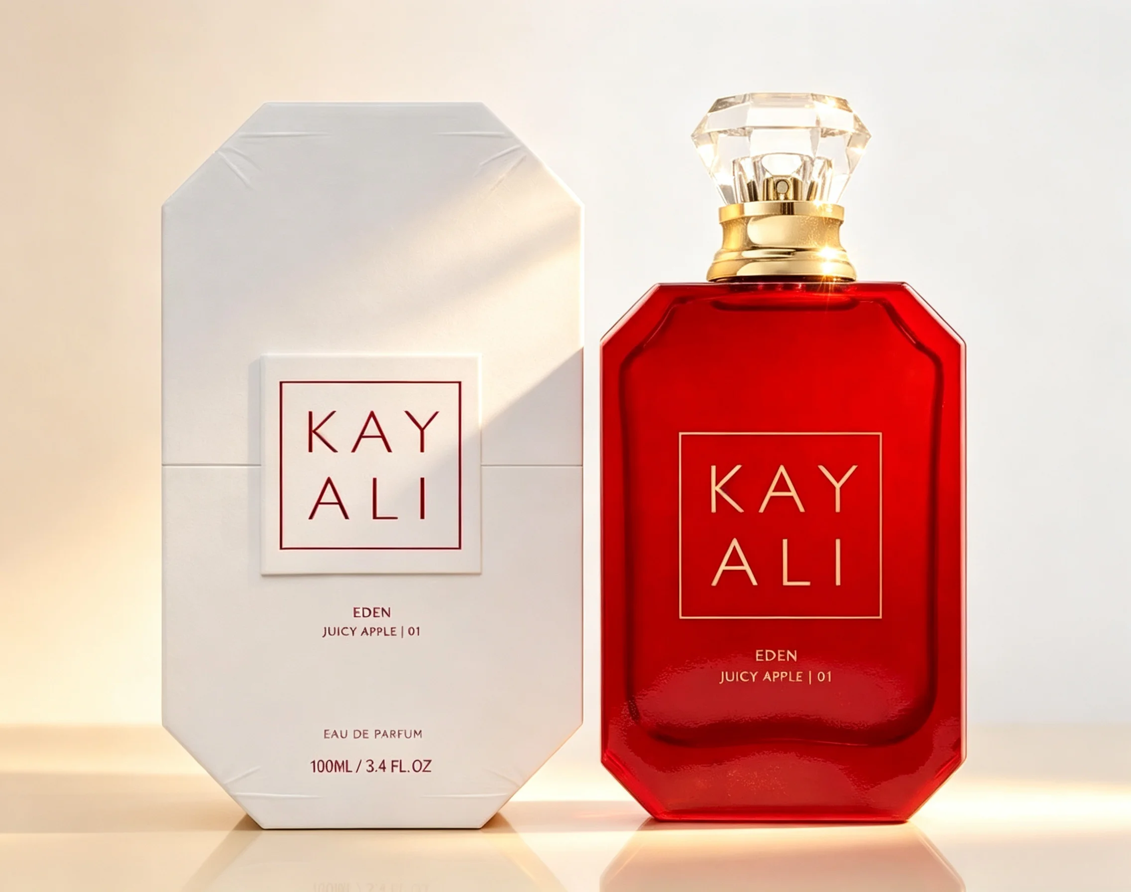 Kayali Eden Juicy Apple 01 EDP 100ml Fragranza con Note di Mela Succosa e Bacche per Feste e Uso Quotidiano