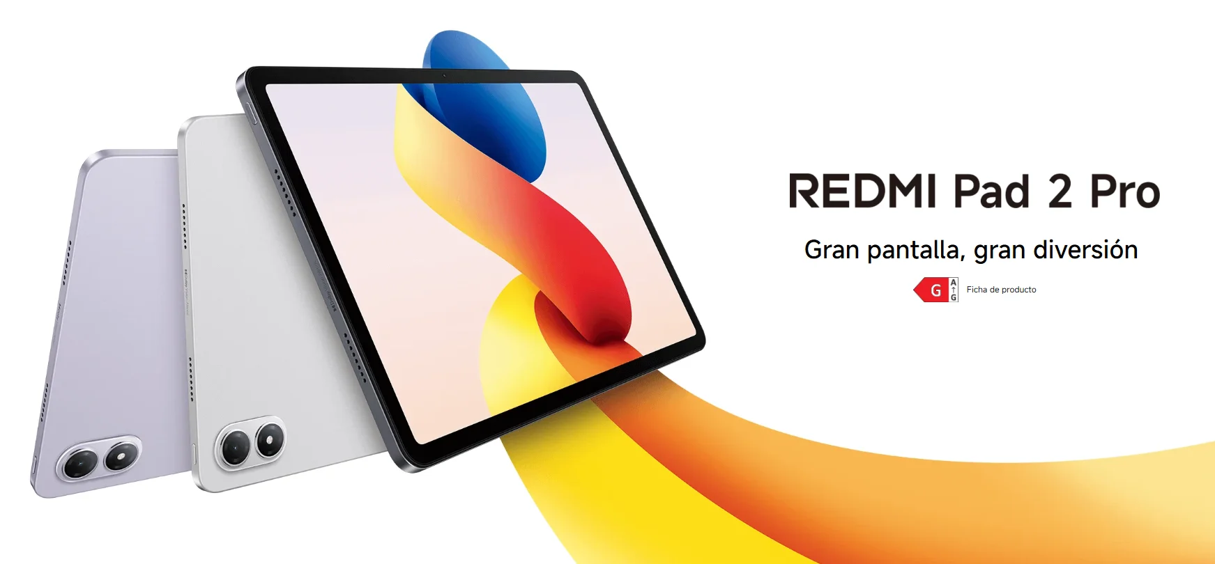 Xiaomi Redmi Pad 2 Pro 12.1" 2.5K Display 6GB/128GB 8GB/256GB 12000mAh Battery Snapdragon 7s Gen 4, Android 13 Wi-Fi 6 Tablet