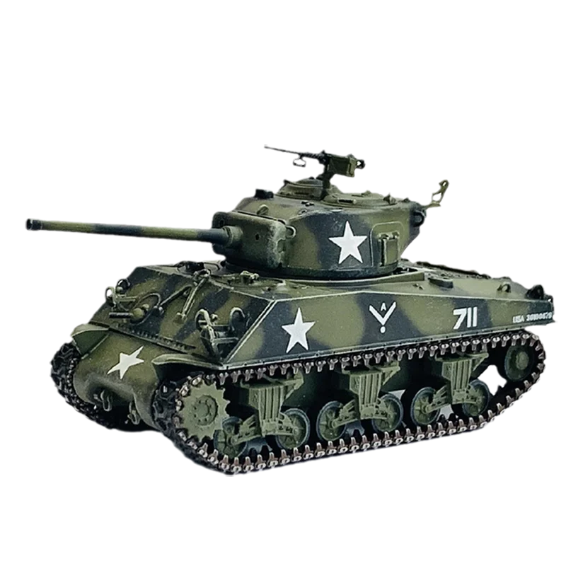 

1/72 Scale US M4A3(76)W VVSS Sherman Tank Armored Transport Vehicle Model Toy Adult Fans Collectible Gift