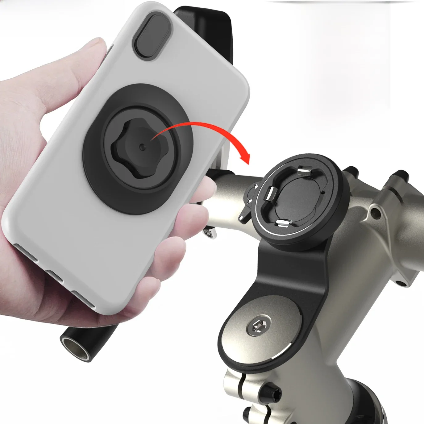 AliExpress sincetop Mountain Bike Phone Holder Handlebar GPS Stand Bicycle Outdoor Cycling Accessories Smartphone For iPhone Xiaomi Samsung 2nd Gen