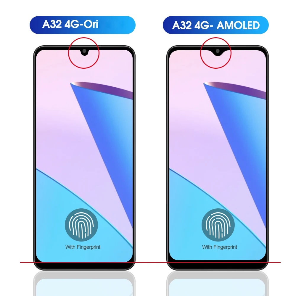 AMOLED For Samsung A32 4G LCD SM-A325F SM-A325M Display Touch Screen Replacement For Samsung A32 5G Display SM-A326B SM-A326U