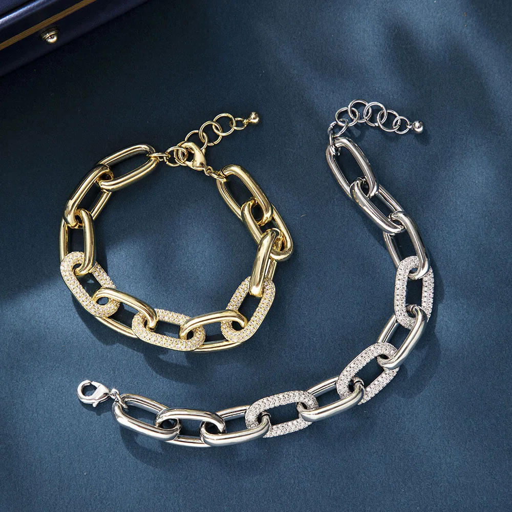 

Luxury Chunky Chain Bracelet for Women Men