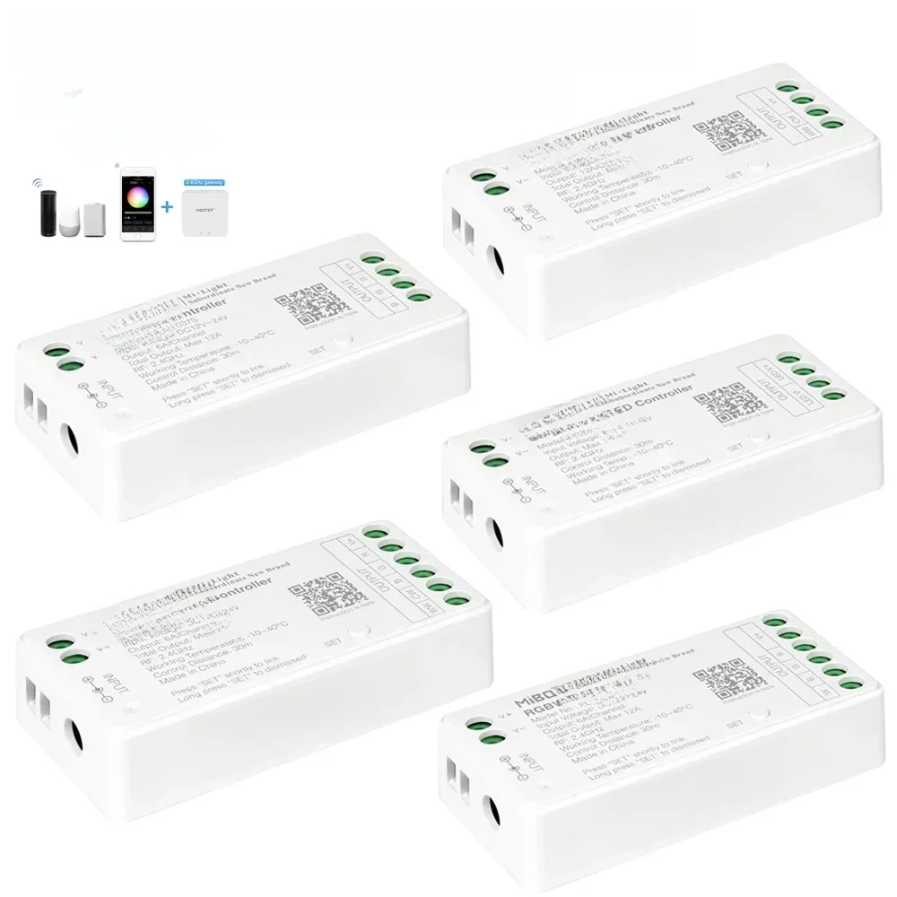 Miboxer FUT035S FUT036S FUT037S FUT038S FUT039S 2.4GHz LED de contrôle variateur pour bande lumineuse simple/double couleur RGB RGBW RGB + CCT