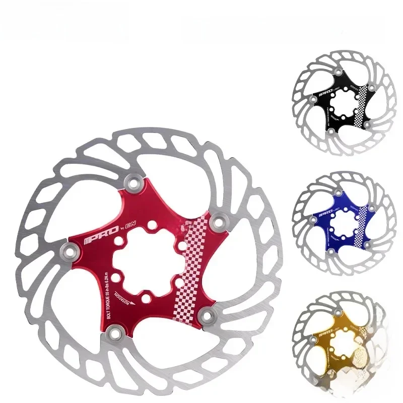 AliExpress NONE IIIPRO Bicycle disco 203 140 160 180 mm 6 Hole Disc brake rotors with rotor Screw Suitable for Shimano Hydraulic Disc brake