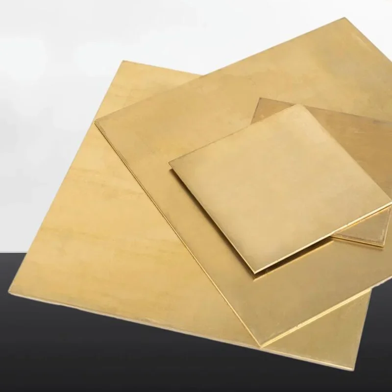 Feuille de plaque en laiton 0.1mm 0.2mm 0.3mm 0.4mm 0.5mm 0.6mm 0.7mm 0.8mm 1mm 1.5mm 2mm 3mm 4mm 5mm 6mm