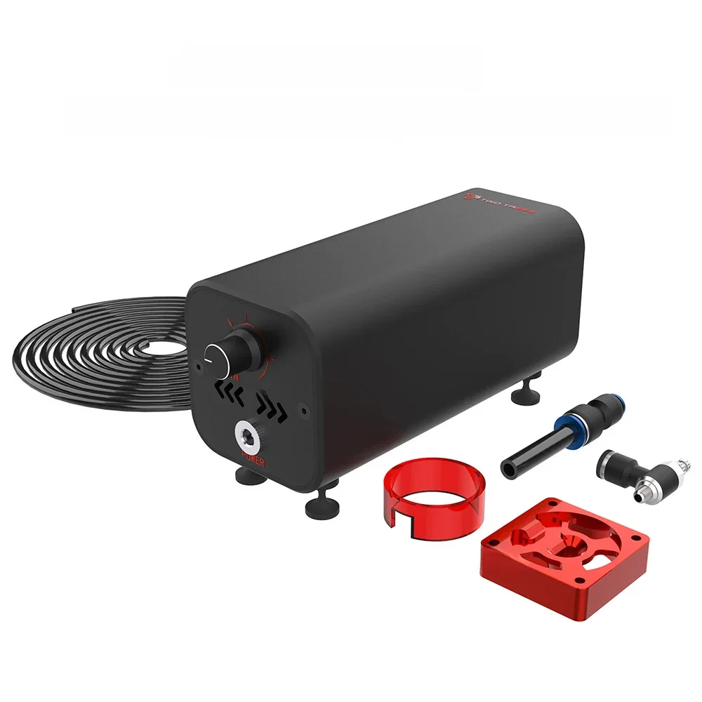 Dwa drzewa TTS-55 36W Air Airflow Assist Kit 10-30L/min Air Assist System Usuwa dym i kurz do grawerki laserowej — zdjęcie 2