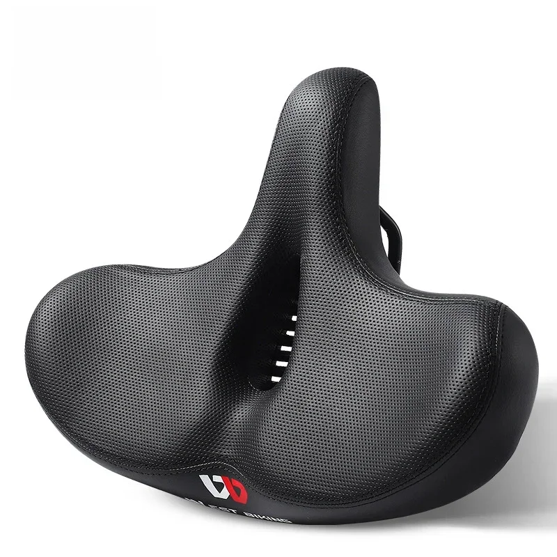 AliExpress West Biking WEST BIKING Comfortable Wide Bicycle Seat Soft Cushion Shock-Absorbing Ergonomic MTB Electric Bike Saddle With 9 Modes Taillight