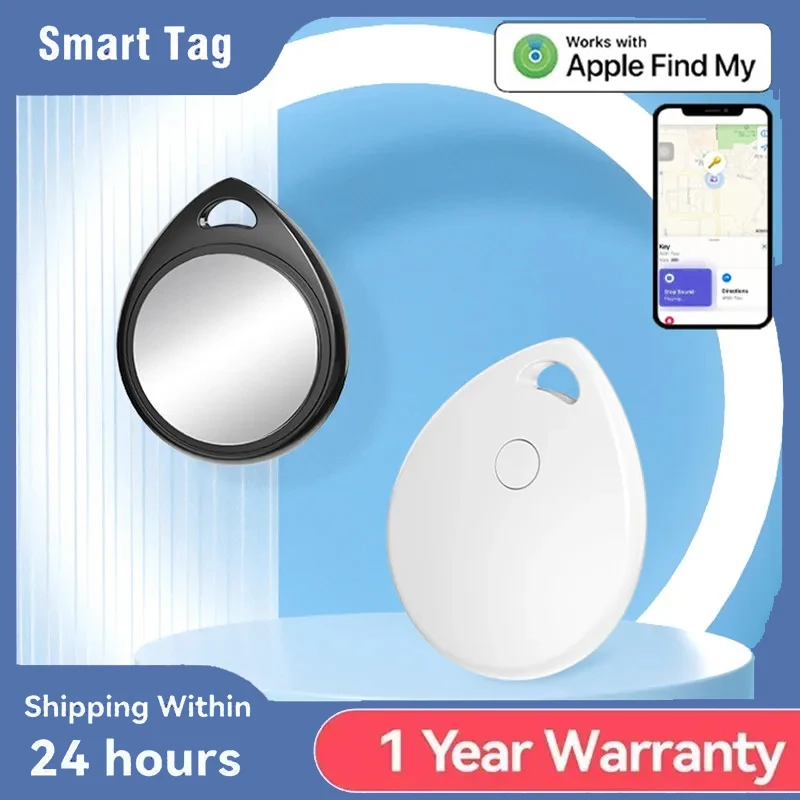 Timethinker Bluetooth Key Finder work with Apple Find My Global Network Smart AirTag Tracker for IOS System Item Bags Locator