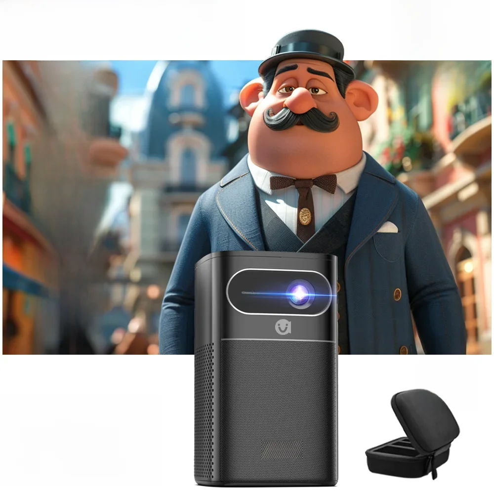 Vevshao-Mini budgétaire de cinéma intelligent, V30, 3D, 4K, Android, WiFi, Portable, 1080P, Home Cinéma, Vidéo, LED, DLP, Batterie