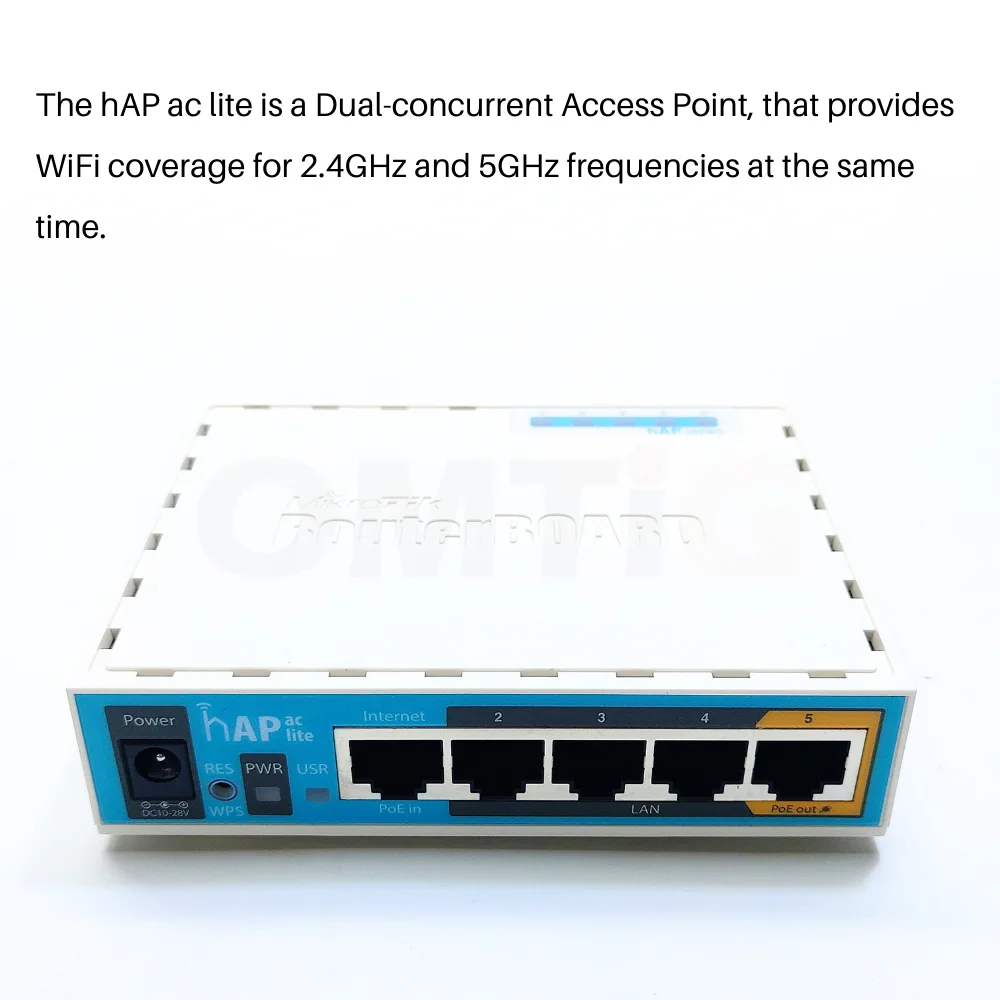 Mikrotik RB952Ui-5ac2nD (hAP ac Lite) ROS home dual-band wireless router Dual-concurrent Access Point 2.4/5GHz AP