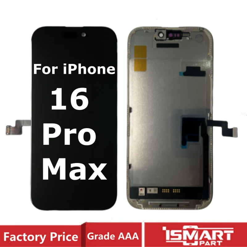 Ecran-d'affichage-pour-iphone-16-pro-max-assemblage-numeriseur-tactile-3d-oled-souple-rigide-oem-pieces-de-rechange-lcd-incell-16pm