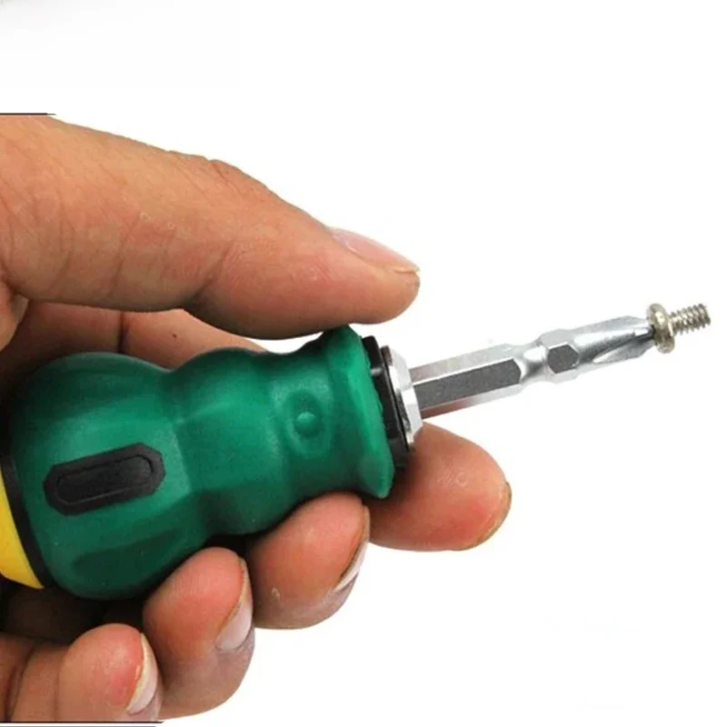 LAOA Mini Screwdriver S2 Alloy Steel Dual Purpose Screwdriver Phillips Straight Screwdriver Narrow Space PH2