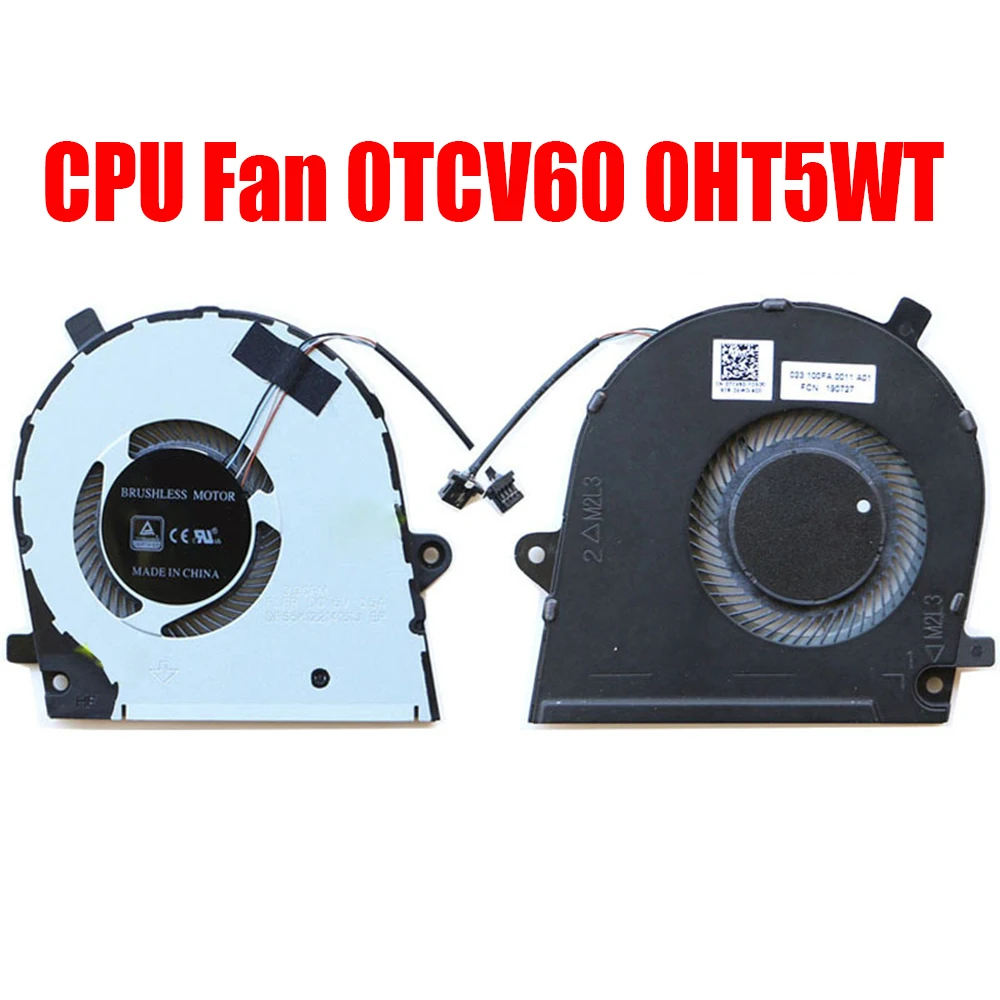 Laptop Fan For DELL For Inspiron 7391 For Vostro 5390 V5390 0TCV60 TCV60 0HT5WT HT5WT DFS5K12214161J FM0D DFS5K12214161J FLFR