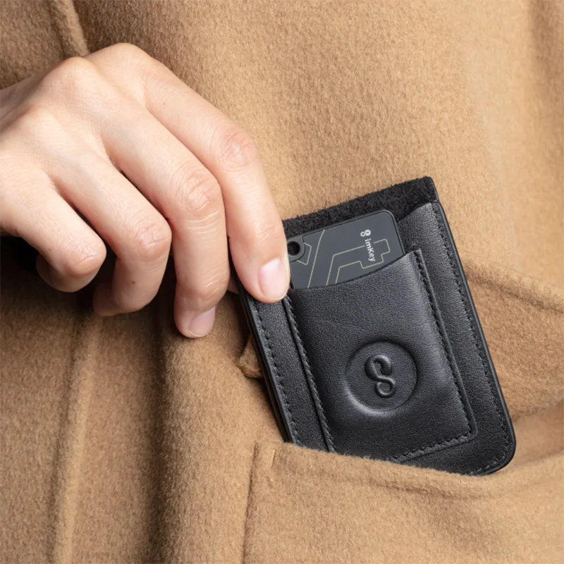 imKey pro Crypto Hardware Wallet Leather Case