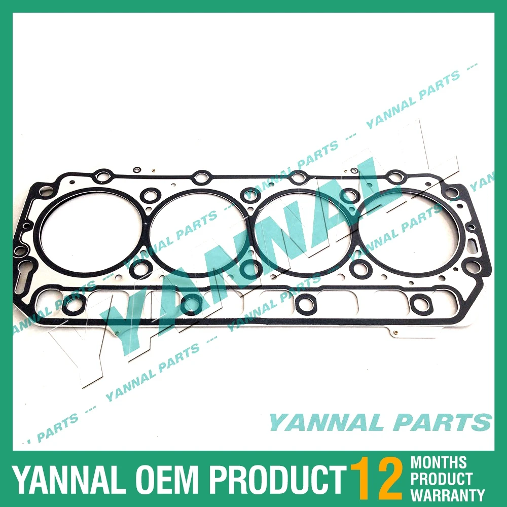 

For Yanmar 4TNE106T 4TNE106D Head Gasket YM123900-01340 123900-01340